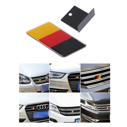 1pc German Flag Front Grille Sticker Emblem