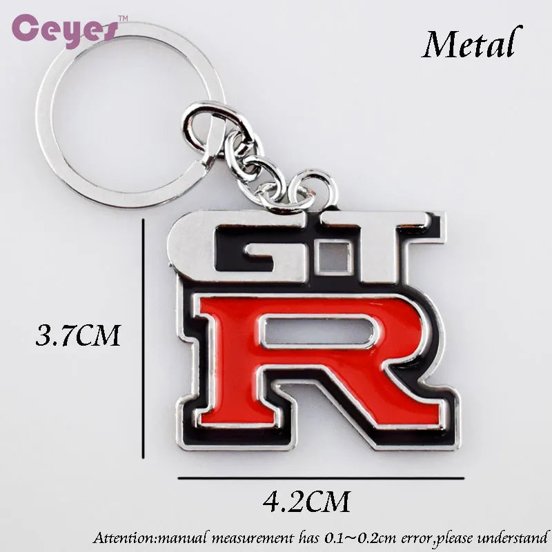 GT-R Logo Metal Keychain für Nissan-Fans