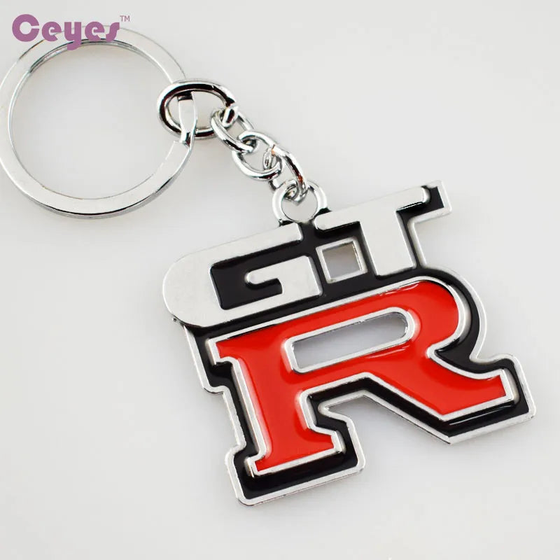 GT-R Logo Metal Keychain for Nissan Fans