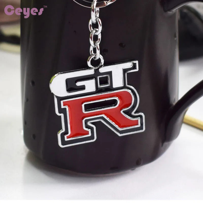 GT-R Logo Metal Keychain für Nissan-Fans