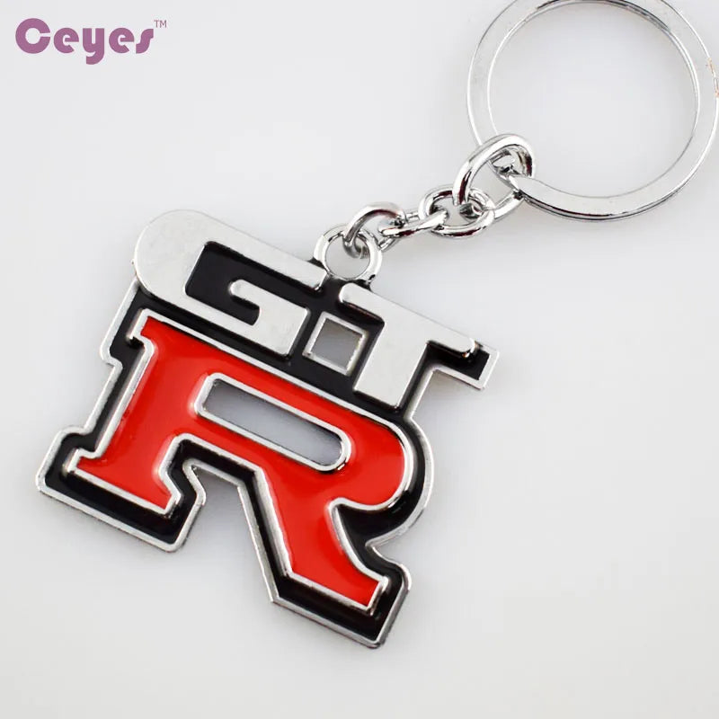 GT-R Logo Metal Keychain für Nissan-Fans