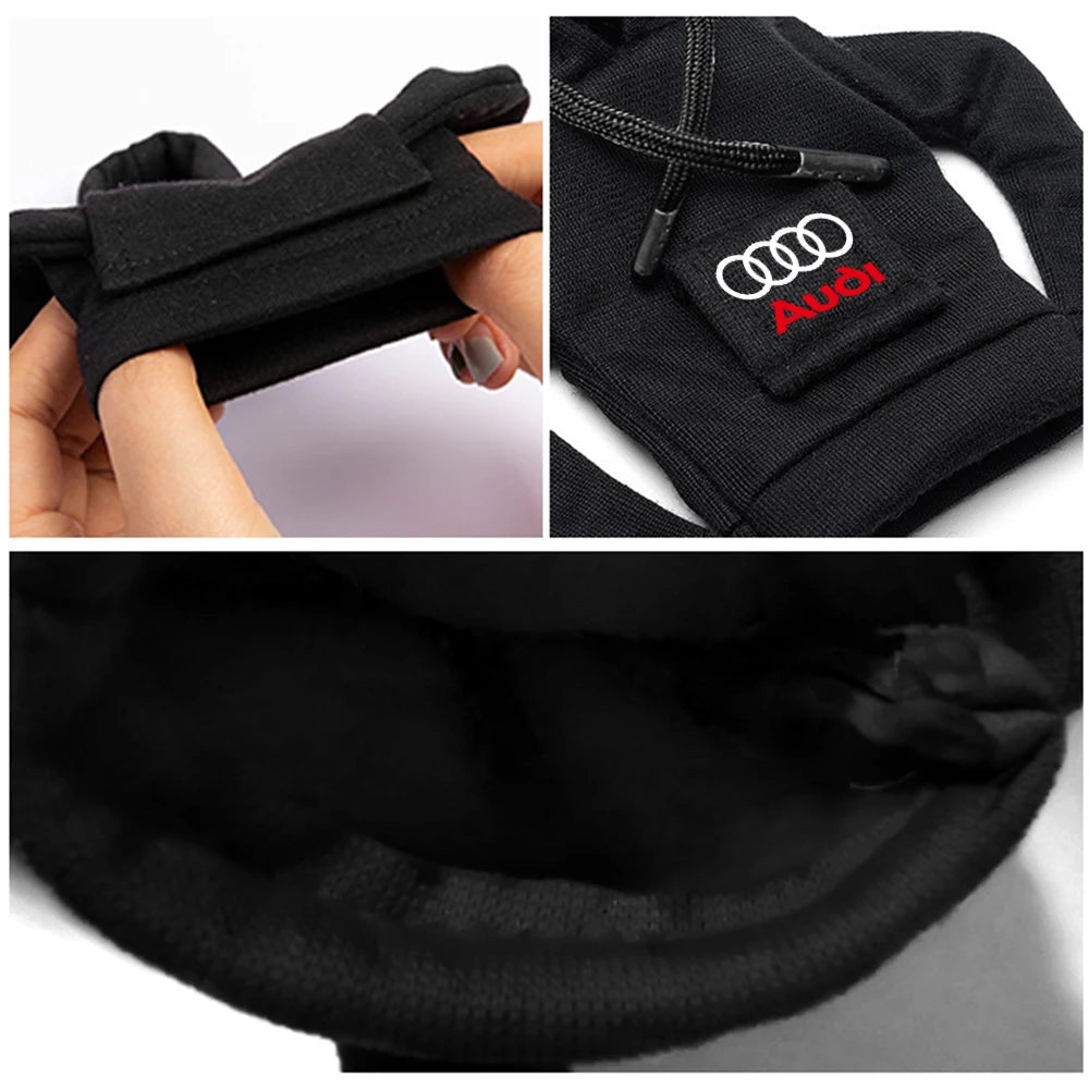 Hoodie Car Gear Shift Cover for Audi