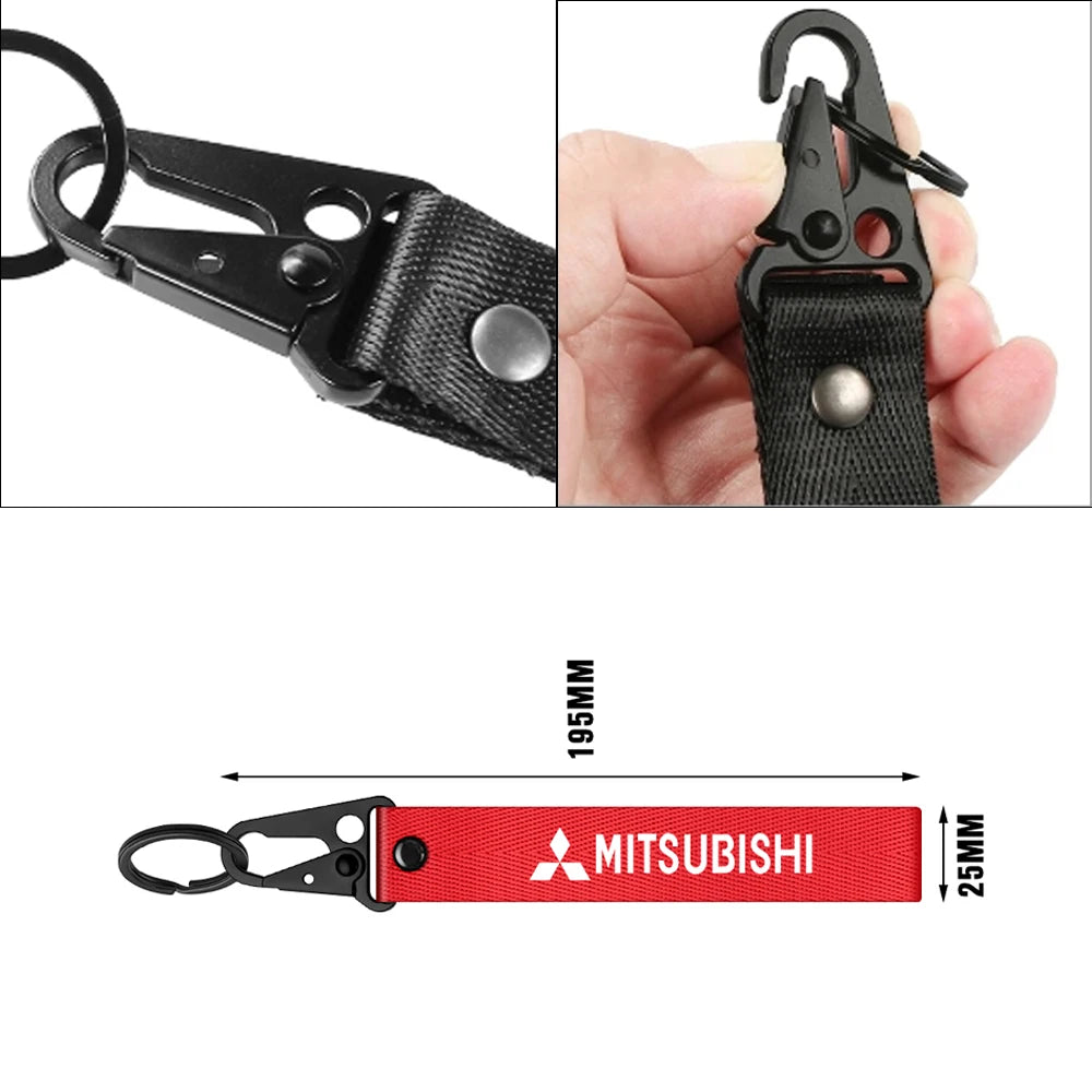 Mitsubishi Metal Keychain -Logo