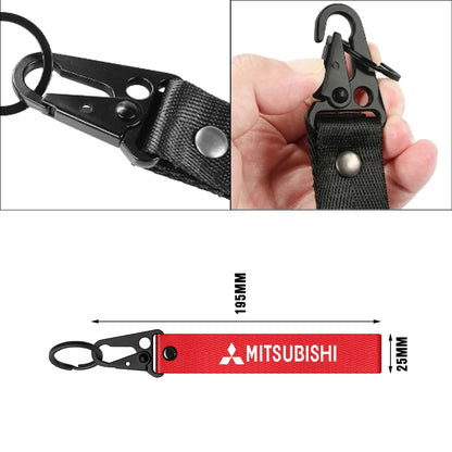 Mitsubishi Metal Keychain Logo