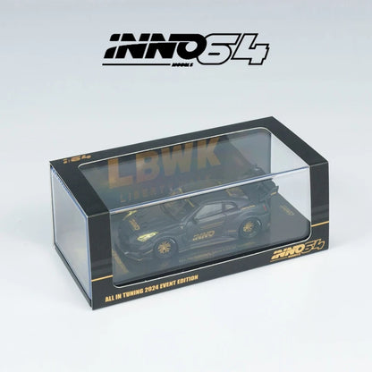 Inno 1:64 LBWK GTR R35 Modello in lega piena in carbonio