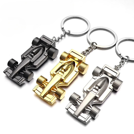 Formula 1 Racing Car Keychain