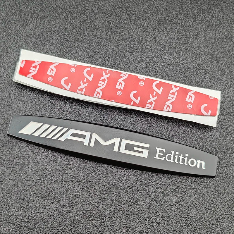 Metal Logo AMG Edition Emblem Auto