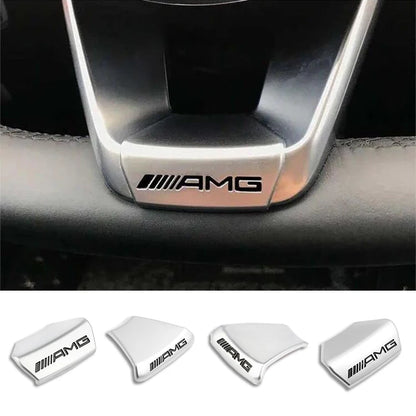 Mercedes AMG Emblema in alluminio per sterzo