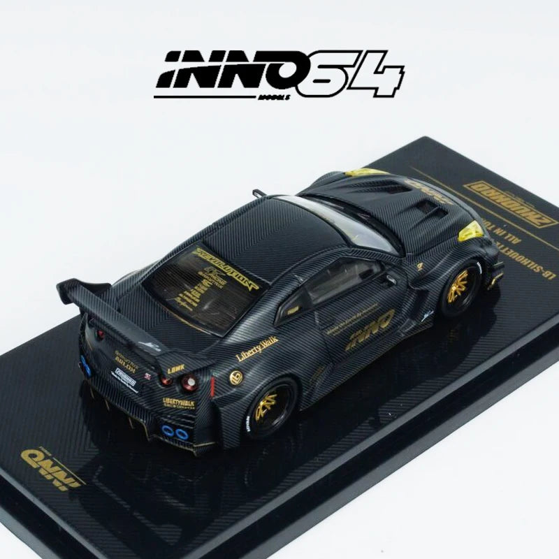 Inno 1:64 LBWK GTR R35 Modello in lega piena in carbonio