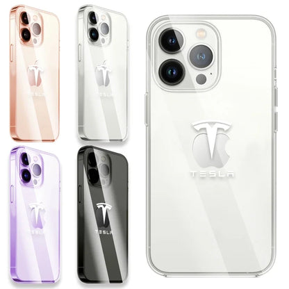 Tesla Transparent Phone Case 