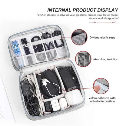 Audi Multifunctional Data Cable Storage Bag 