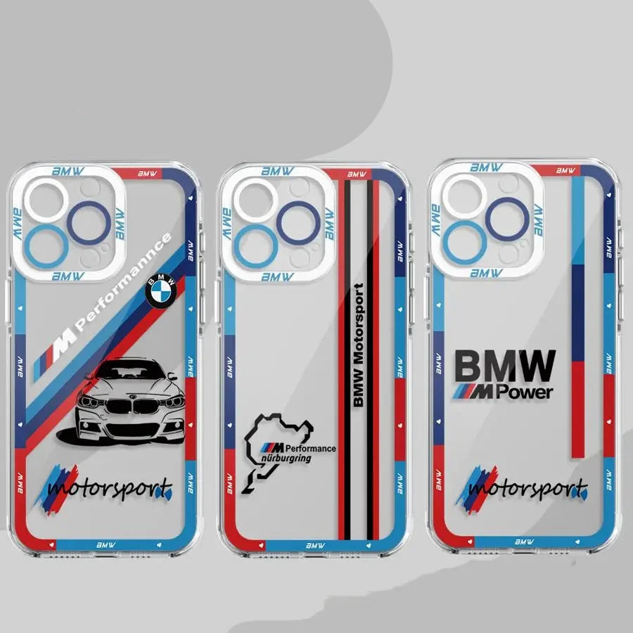 BMW Motorsport Clear Phone Case 