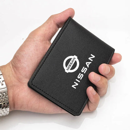 Leather / Carbon Fiber Nissan Wallet