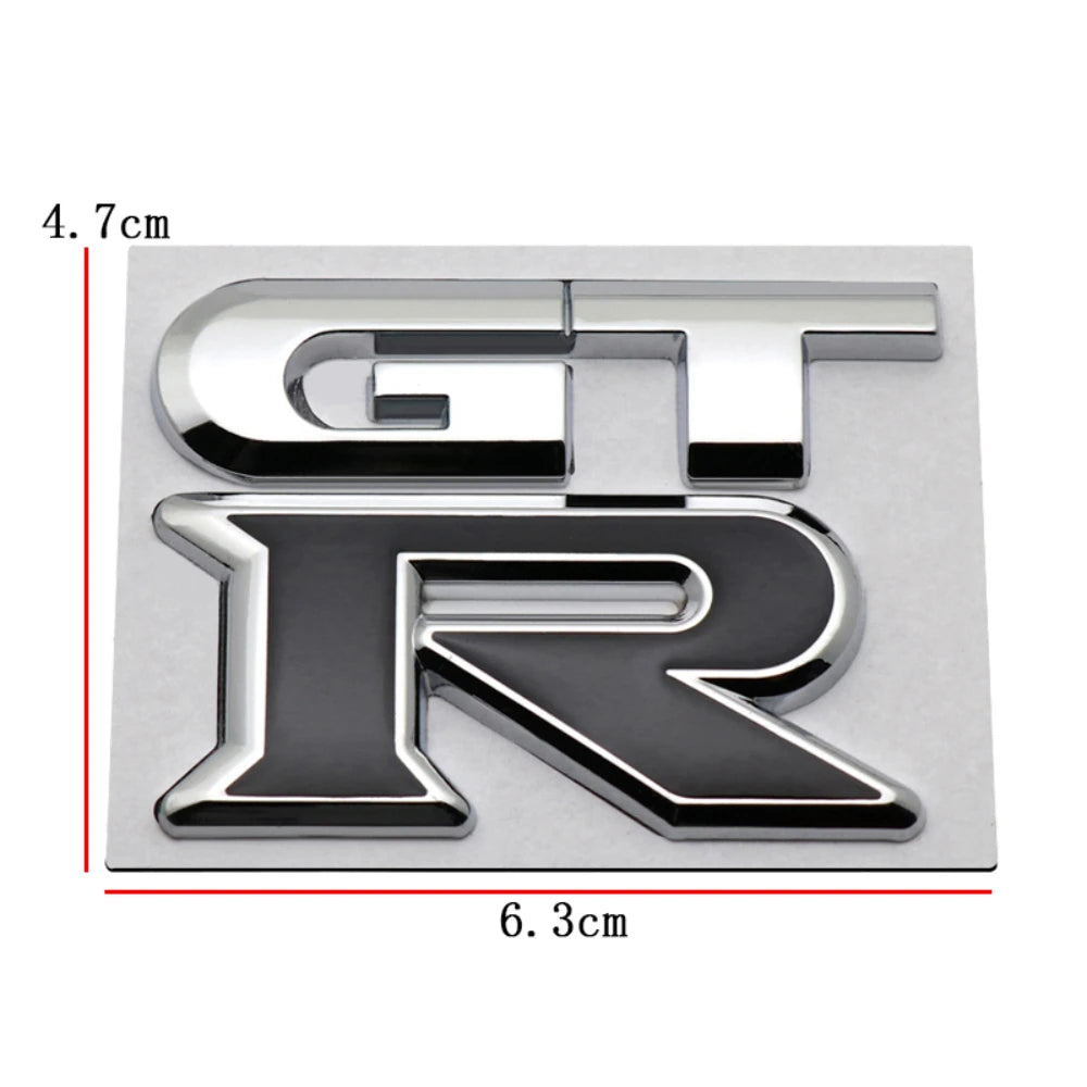 Metal GTR Logo Car Trunk Emblem