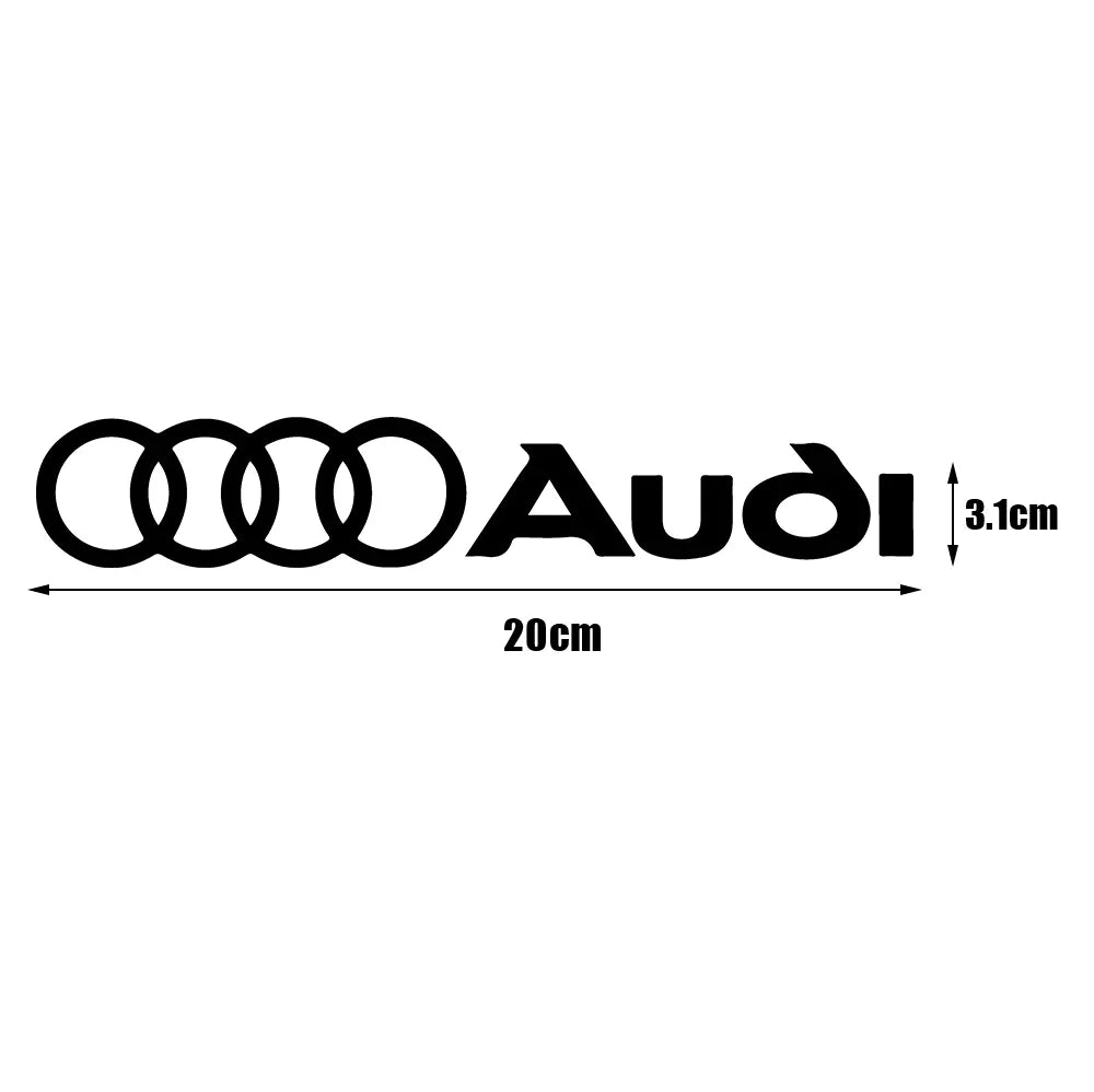 Audi Logo Aufkleber 