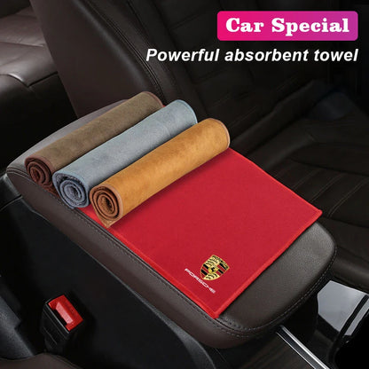 Porsche Microfiber Car Wash Towel