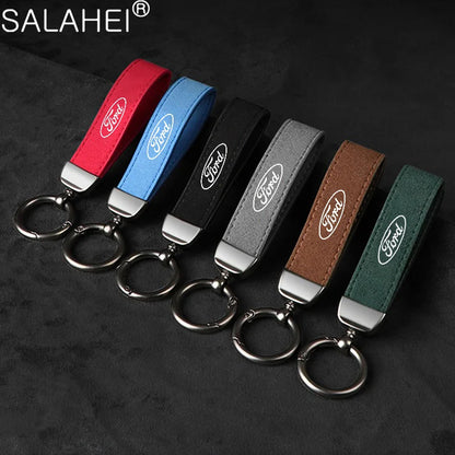 Ford Classic Leather Keychain