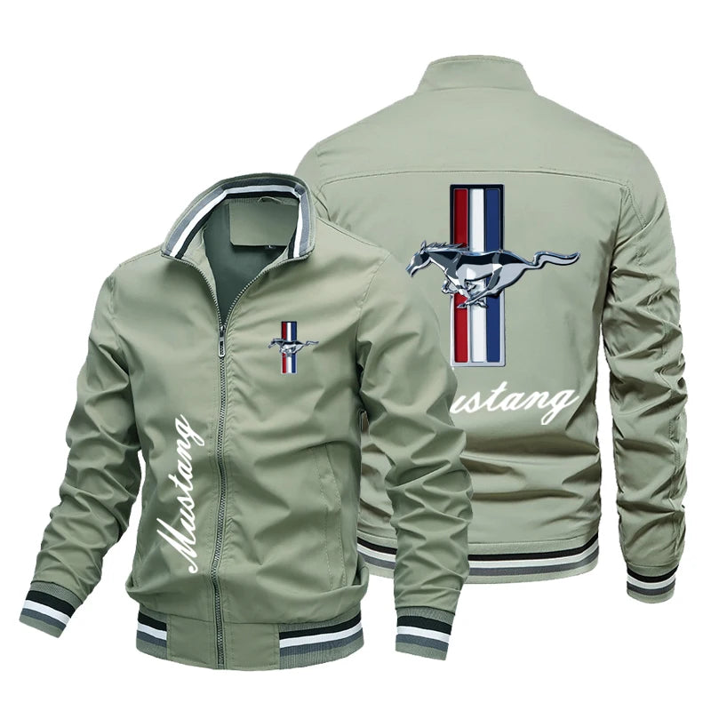 Trendy Ford Mustang Logo Herrenjacke