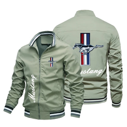 Trendy Ford Mustang Logo Men's Jacket