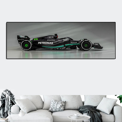 Decoración del cartel de carreras de Lewis Hamilton de F1