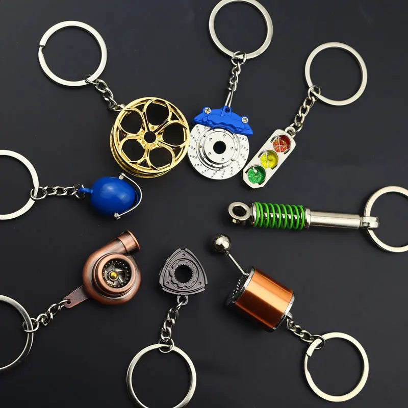 Automotive Enthusiast Keychain Collection