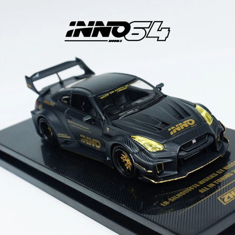 Inno 1:64 LBWK GTR R35 Modello in lega piena in carbonio