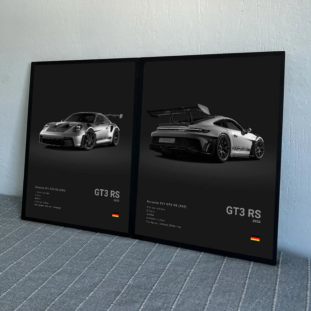 Decorazioni poster Porsche 911 GT3 RS