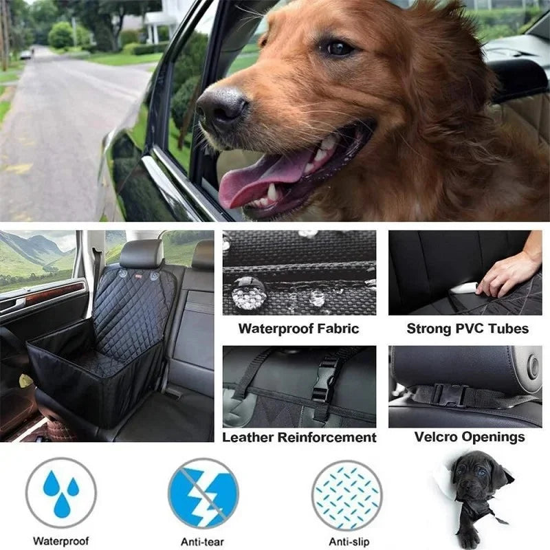 Siège d'auto pour chien étanche 