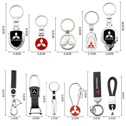 Mitsubishi Keychain Metal 3D