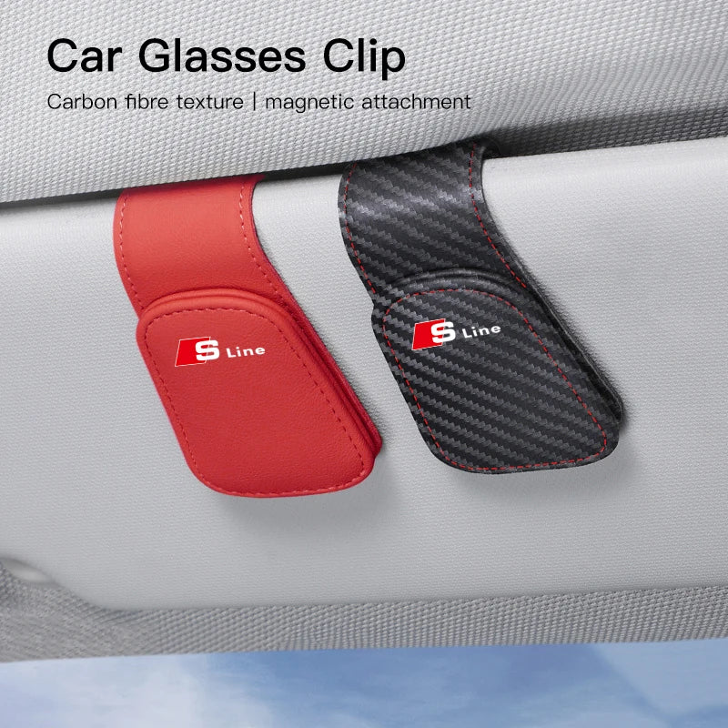 Clip de lunettes de voiture pour la ligne Audi S