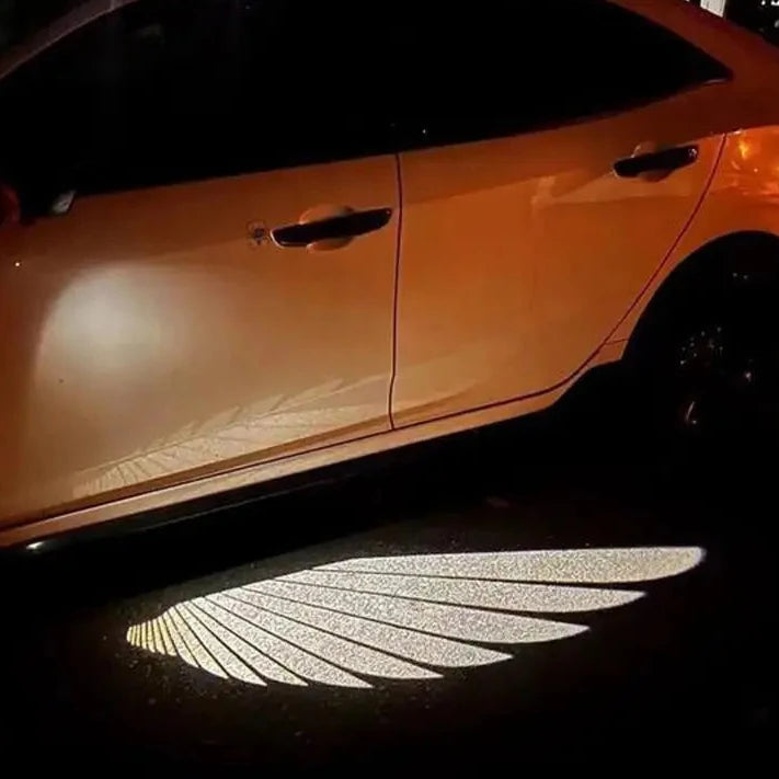 Projection dynamique de la lumière de bienvenue en voiture 