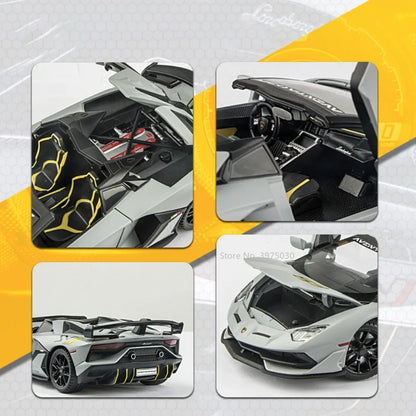 Lamborghini Aventador SVJ 1/24 Die-Cast Model Car