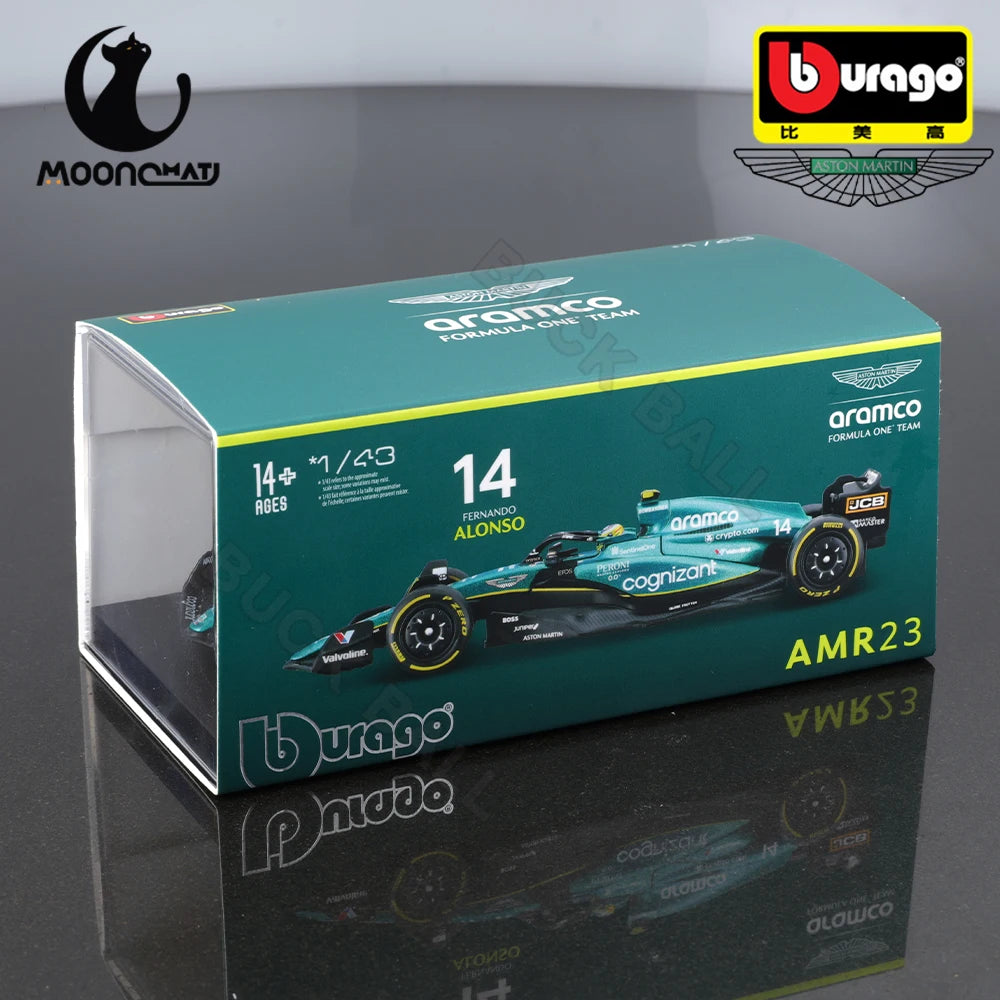 Burago 1:43 F1 Aston Martin AMR23 Modello