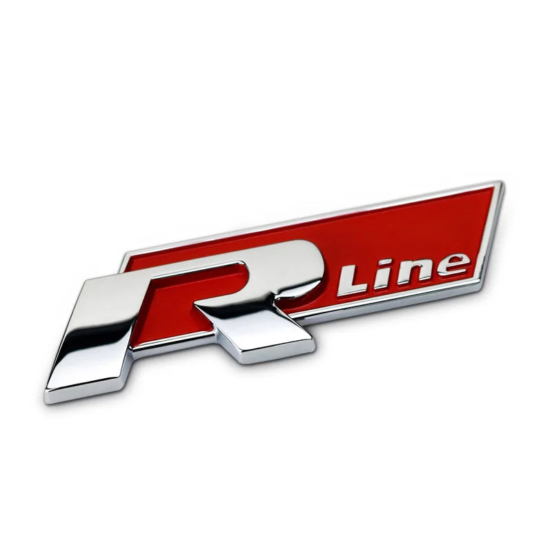 Insignia de emblema de Volkswagen R-Line