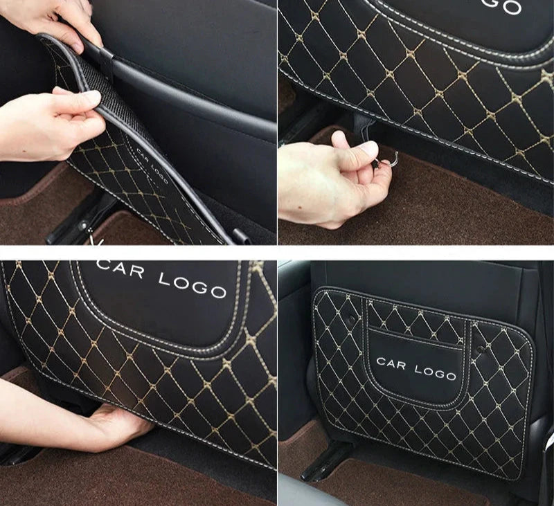 Car Seat Anti-Kick Pad Anti-fouling Protector Mat for Lexus