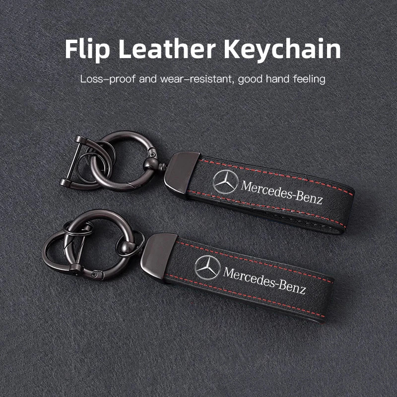 Mercedes-Benz AMG Suede Keychain