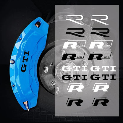 VW R Line e GTI Caliper Decal Set 