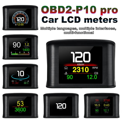 Affichage tête haute OBD2 P10 Pro 