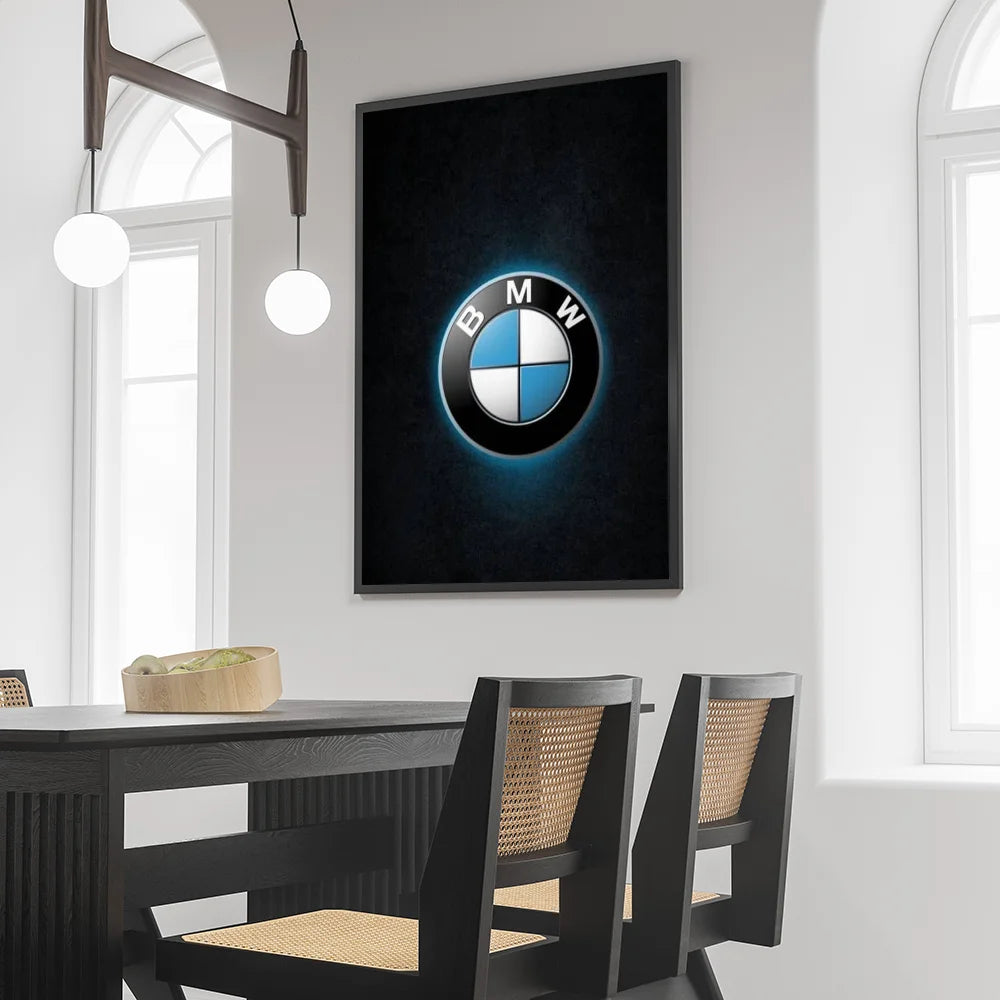 Arte de pared del logotipo de BMW