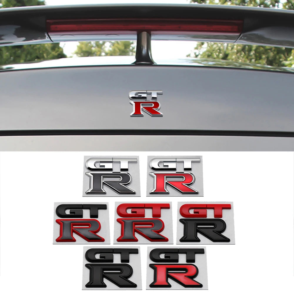 Metal GTR Logo Car Trunk Emblem