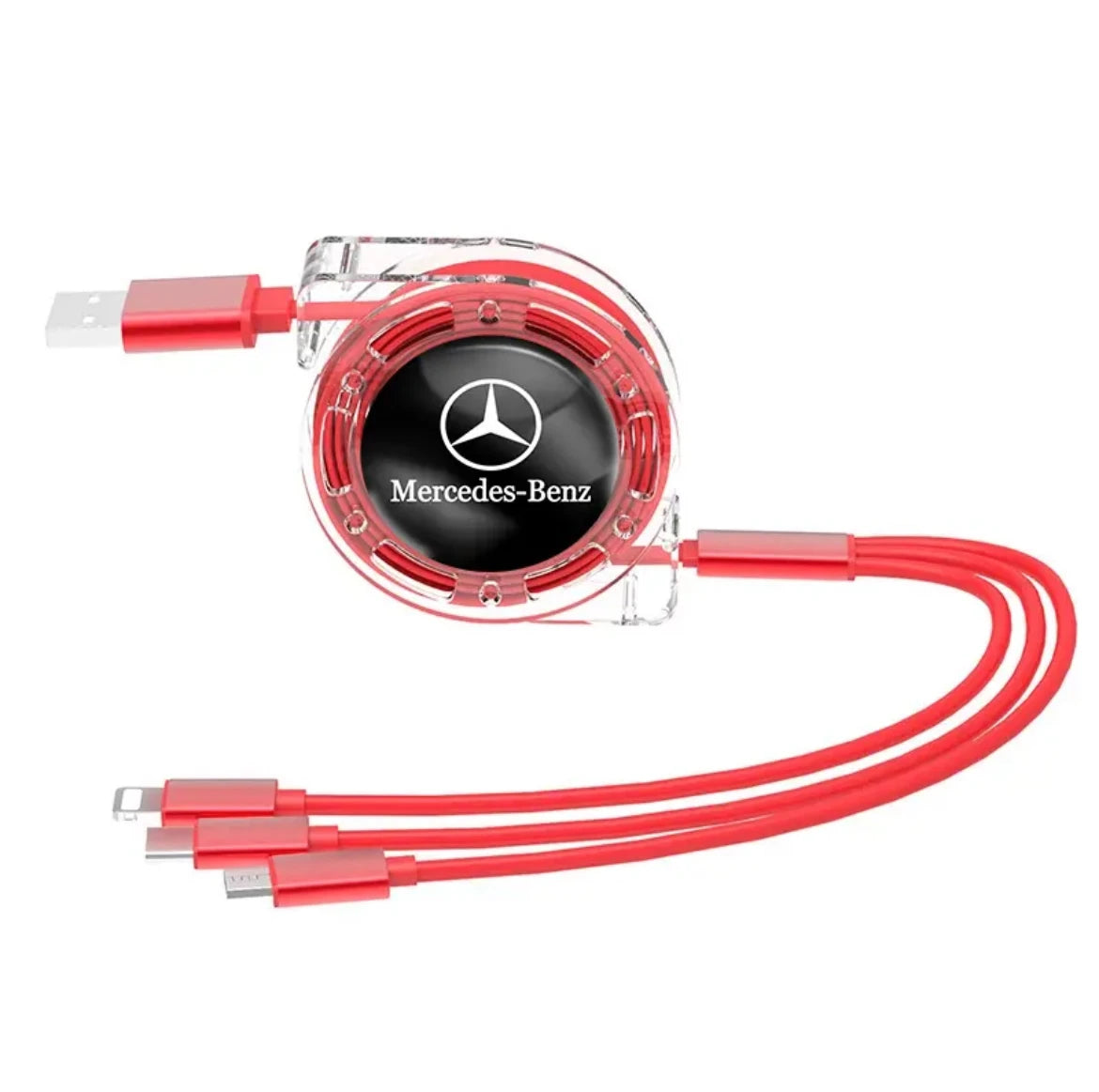 Mercedes-Benz Câble de charge rétractable 3-en-1