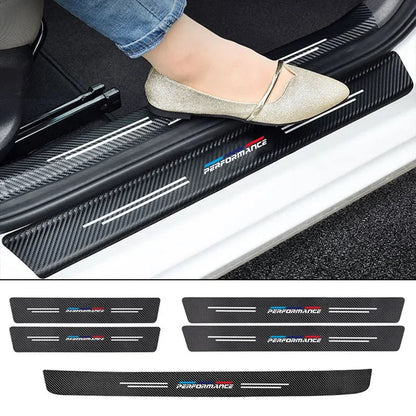 BMW M Performance Car Don Door Sill Protector autocollants