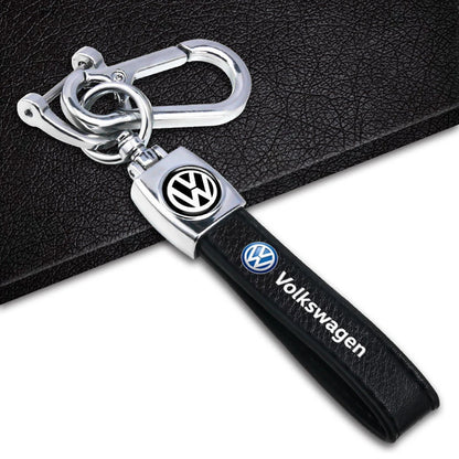 VW Leather Keychain Holder