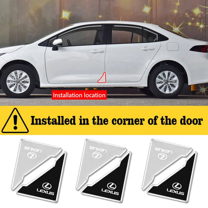 2PCS Car Door Cover Protection Sticker for Lexus