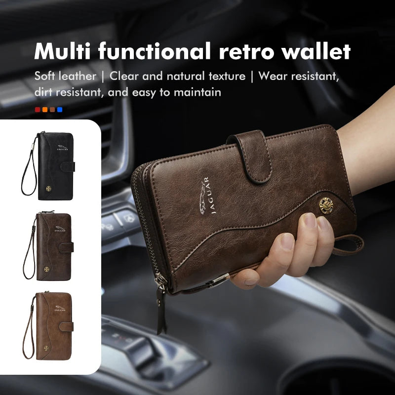 Multi-Functional Retro Wallet - for Jaguar 