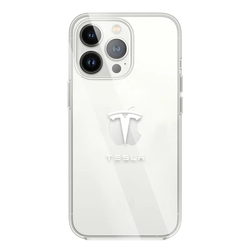 Tesla Transparent Phone Case 