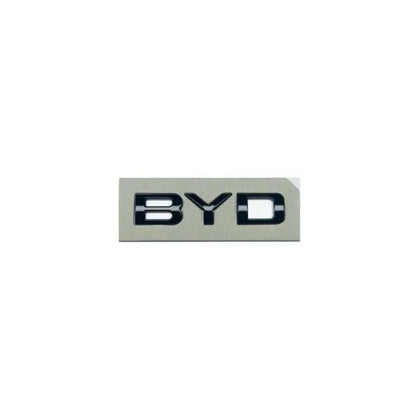 BYD Chrome / Black Trunk Sticker 