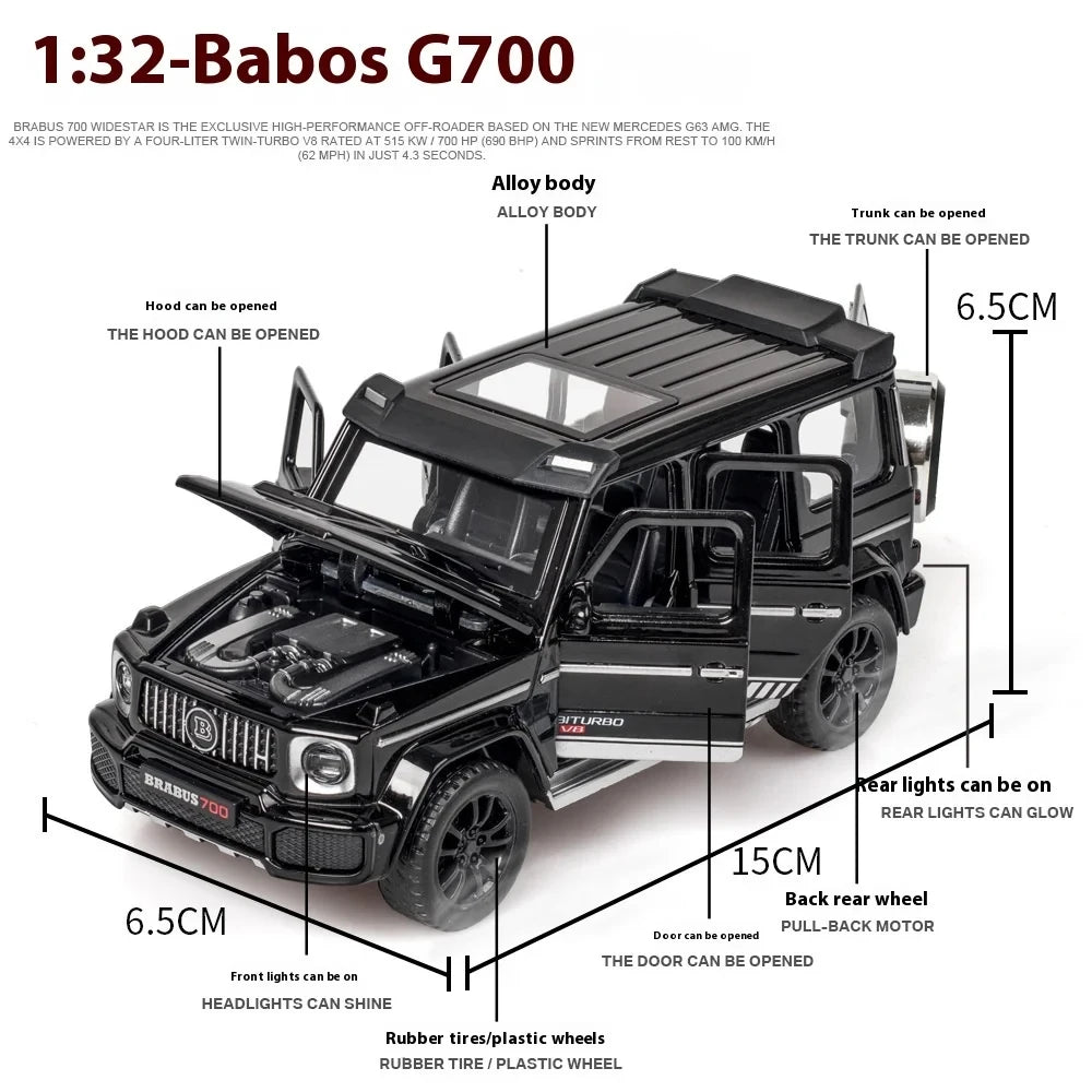 1:32 Scale Brabus G700 Alloy Model Car