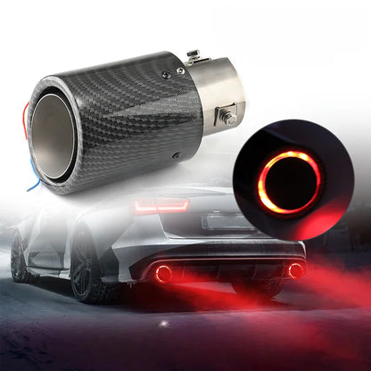 Carbon Fiber LED Exhaust Tip – Universal Fit