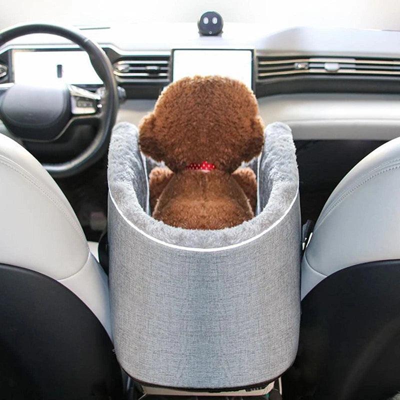 Boîte de siège de sécurité pour animaux de compagnie - siège d'auto portable pour les petits chiens et les chats